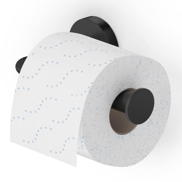 Porte papier toilette en laiton finition noir mat
