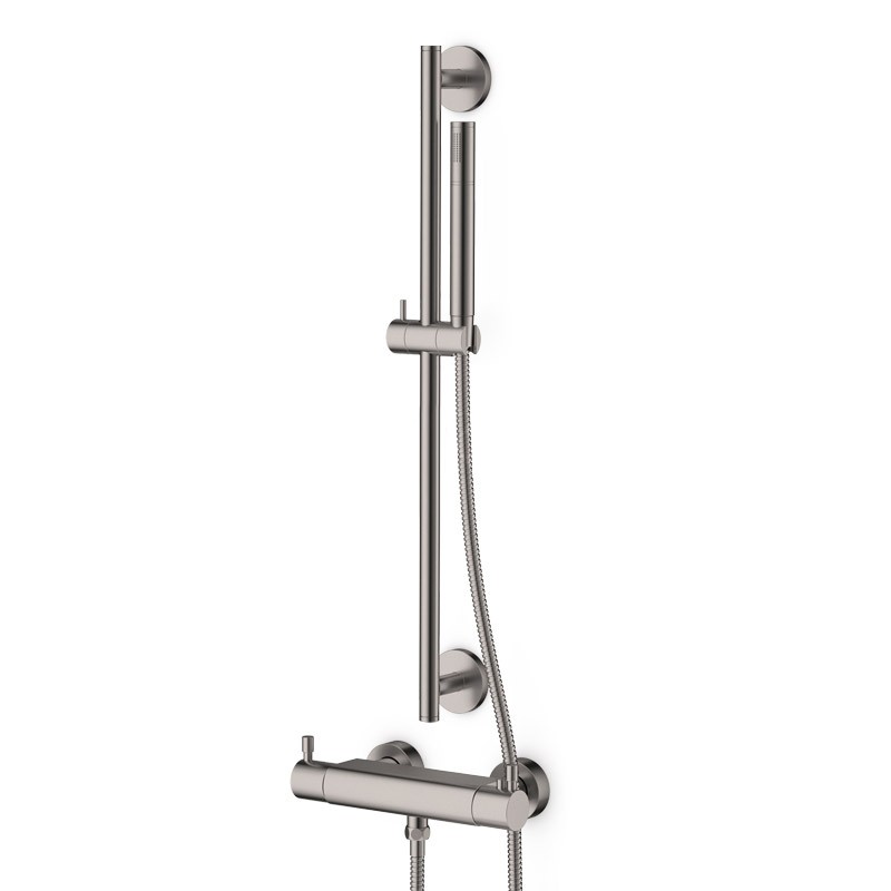 Pack douche thermostatique inox brossé LOOP 1 Pack douche thermostatique inox brossé LOOP 1