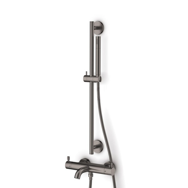 Pack bain/douche LOOP 4 inox brossé