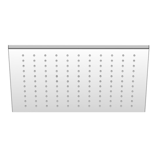 Pomme de douche 30x30 laiton chromé