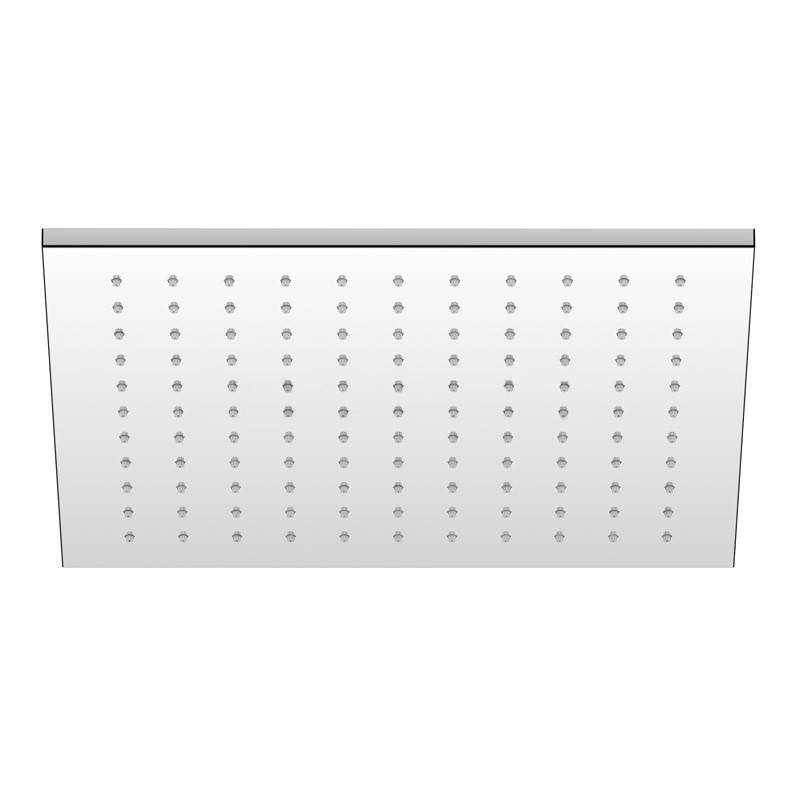 Pomme de douche 30x30 laiton chromé