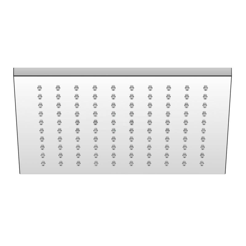 Pomme de douche 20x20 laiton chromé