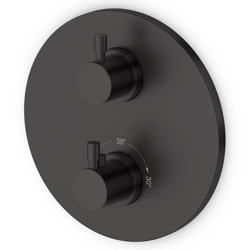 Mitigeur thermostatique mural avec inverseur 2 ou 3 sorties