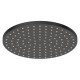 Douche de tête ø﻿﻿﻿ 20 cm en laiton noir mat