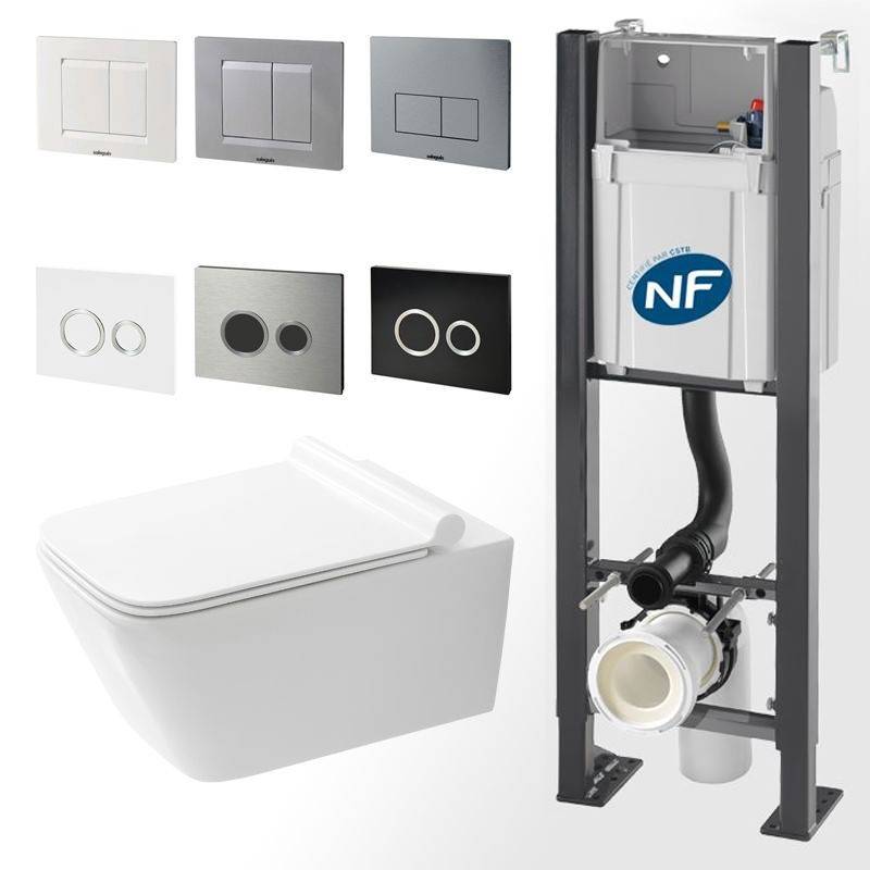 Pack WC suspendu avec bâti-support autoportant WIRQUIN PRO Pack WC suspendu avec bâti-support autoportant WIRQUIN PRO