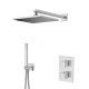 Pack douche encastré mitigeur thermostatique KUBIK 5