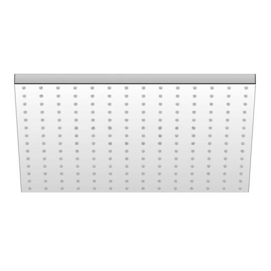 Douche de tête 25x25 cm en laiton chromé