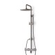 Colonne douche thermostatique inox brossé avec douchette