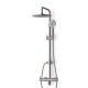 Colonne douche thermostatique inox brossé avec douchette
