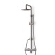 Colonne douche thermostatique inox brossé avec douchette