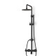 Colonne douche thermostatique noir mat avec douchette