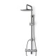 Colonne douche thermostatique chromée avec douchette