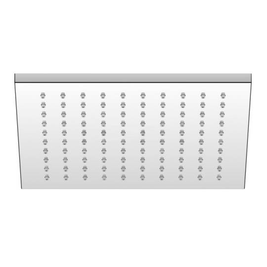 Douche de tête 20x20 cm avec picots anti-calcaire en silicone