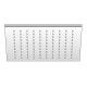 Douche de tête 20x20 cm avec picots anti-calcaire en silicone