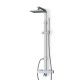 Colonne douche / douchette chromée avec mitigeur KUBIK