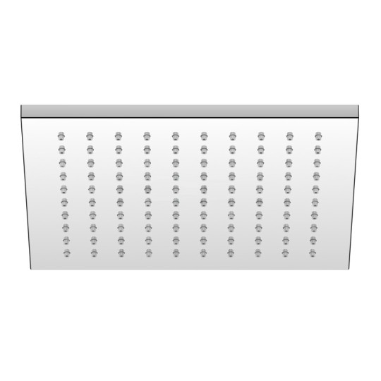 Douche de tête 20x20 cm avec picots anti-calcaire en silicone
