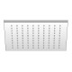 Douche de tête 20x20 cm avec picots anti-calcaire en silicone