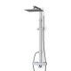 Colonne douche thermostatique chromée KUBIK avec douchette
