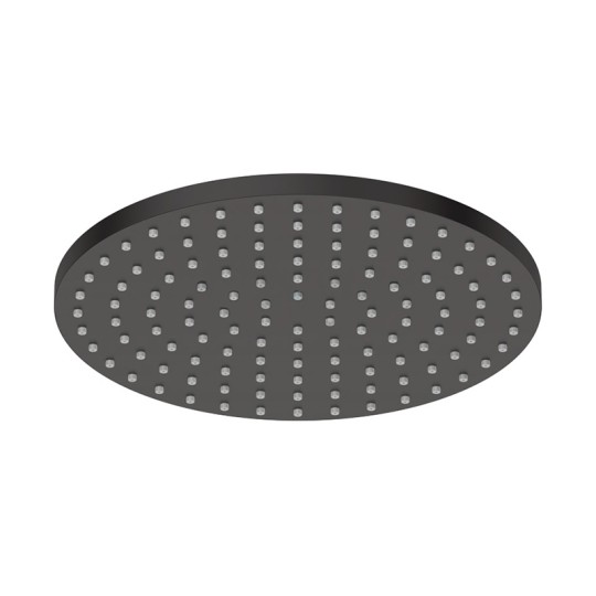 Pomme de douche ø20 laiton noir mat