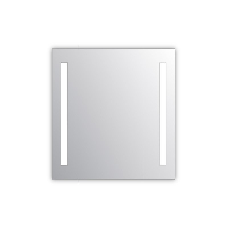 Miroir salle de bain VISIO 70x75 cm avec rétroéclairage LED et prises électriques Miroir salle de bain VISIO 70x75 cm avec rétroéclairage LED et prises électriques