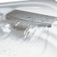 Bec cascade (en laiton chromé) intégré à la coque