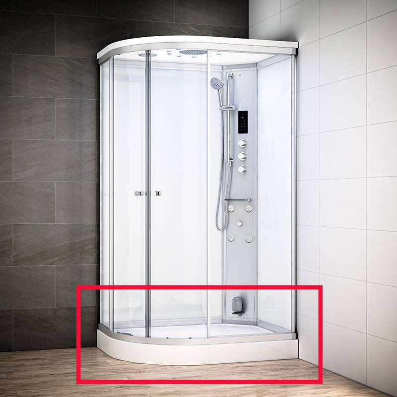 Receveur SILVER 120 DROITE ASYMETRIQUE