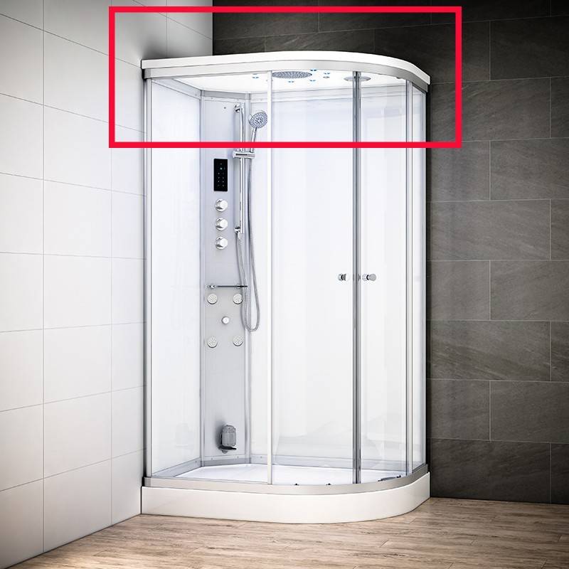 Toit SILVER 120 GAUCHE ASYMETRIQUE HAMMAM