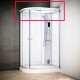 Toit SILVER 120 DROITE ASYMETRIQUE HAMMAM