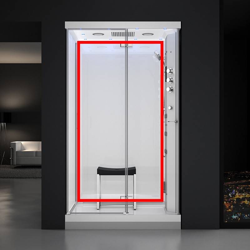 Vitre blanche latérale grande URBAN 120