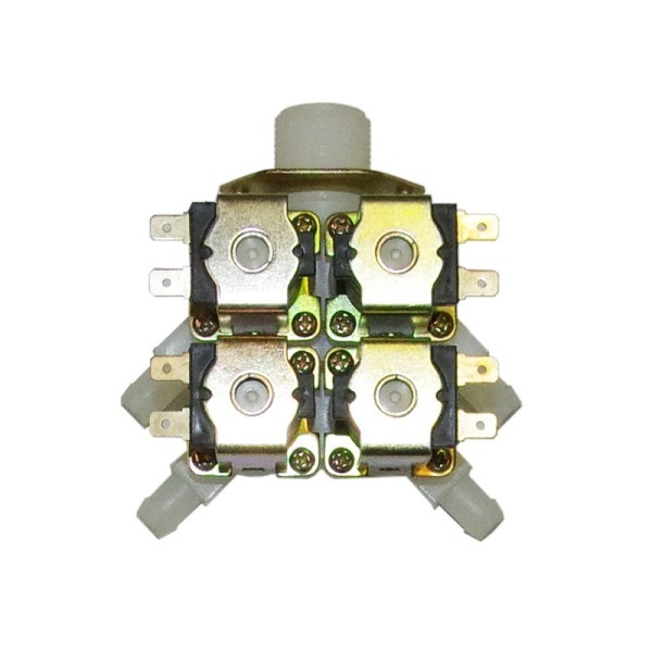 Électrovanne quadruple pour douche hammam