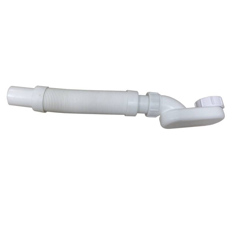 Coude avec siphon (présenté avec le flexible vendu séparement)