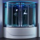 Baignoire douche hammam d'angle OMEGA 150S