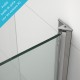 Porte de douche 50 cm pivotante SINA verre Nanotech