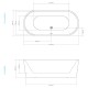 Dimensions de la baignoire