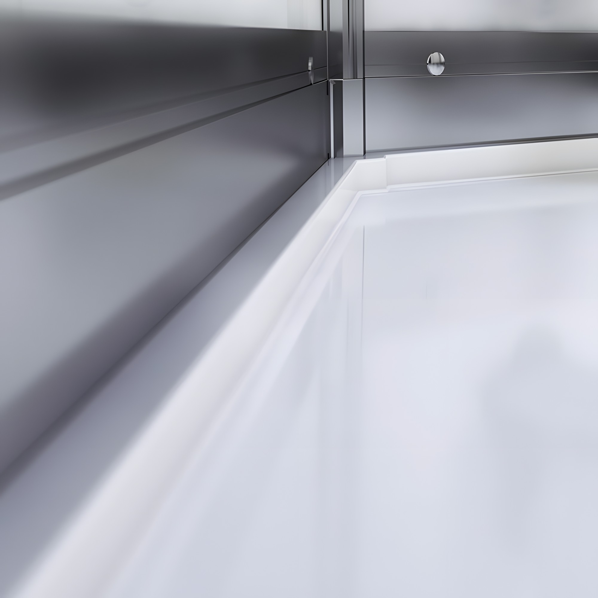 Receveur en composite | Profilés en aluminium mat
