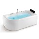 Baignoire balnéothérapie IRIS DROITE IMASSAGE 170x85 cm