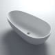 Baignoire ilot 140 cm Cocoon en Solid Surface (corian)