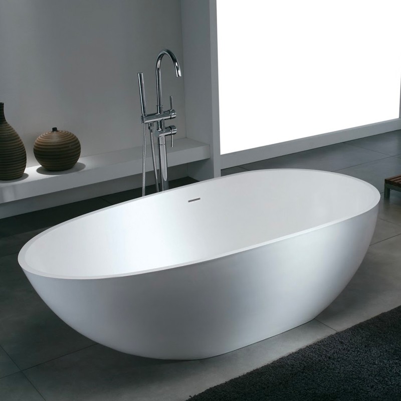 Baignoire ilot COCOON 160 Solid Surface Baignoire ilot COCOON 160 Solid Surface