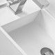 Lave-mains suspendu EASY 35 DROITE en Solid Surface