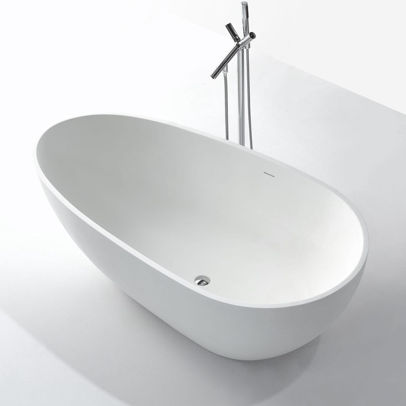 Baignoire ilot COCOON 140 Solid Surface Baignoire ilot COCOON 140 Solid Surface