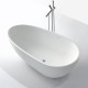 Baignoire ilot 140 cm Cocoon en Solid Surface (corian)