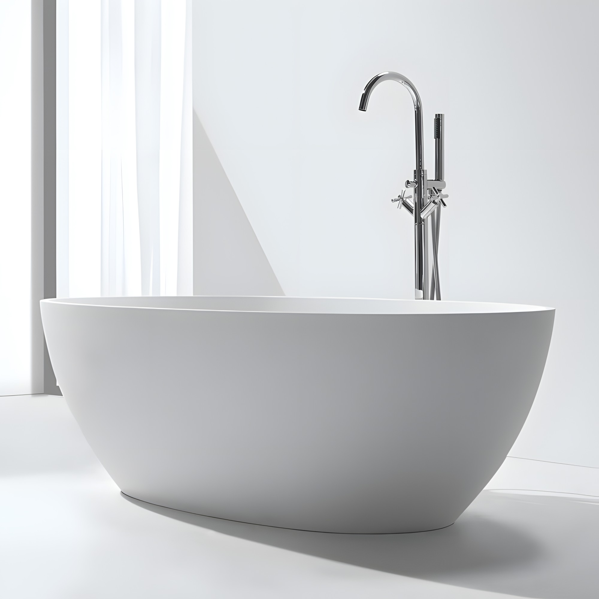 Baignoire ilot LOUNGE 150 Solid Surface