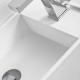 Lave-mains suspendu EASY 50 GAUCHE en Solid Surface