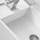 Lave-mains suspendu EASY 50 DROITE en Solid Surface