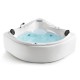 Baignoire balnéothérapie MAKEMO ICONFORT 150x150 cm