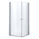 Paroi de douche d'angle 70 x 70 cm avec ouverture pivotante