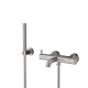 Pack bain/douche LOOP 3 inox brossé