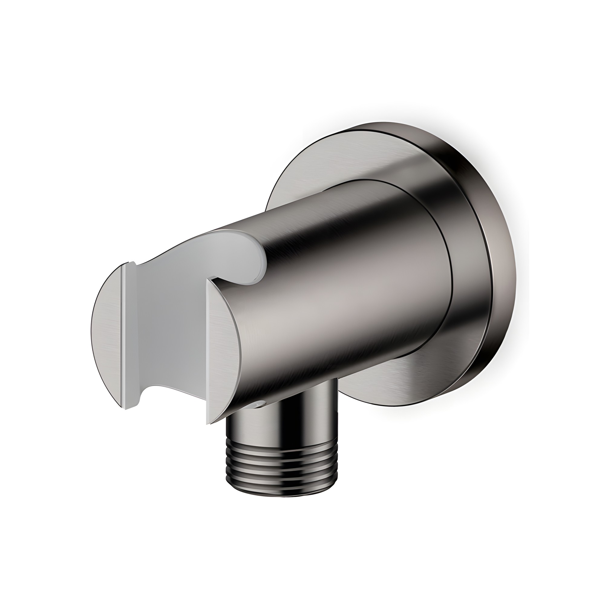 Support douchette en inox brossé