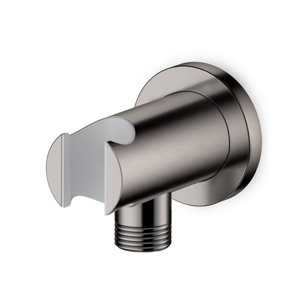Support douchette en inox brossé