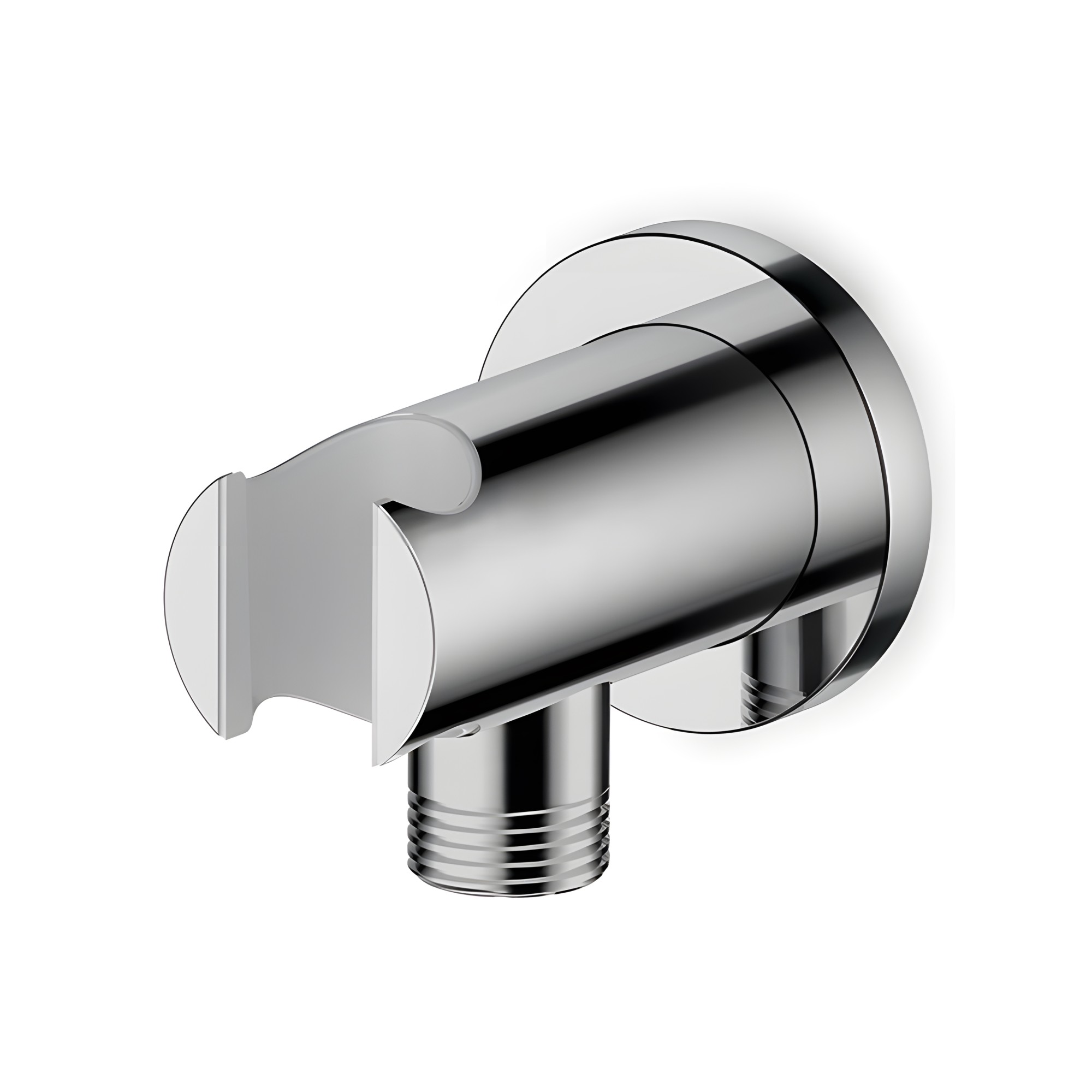 Support douchette mural avec alimentation flexible